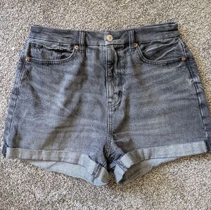 Stylish Gray Denim Shorts